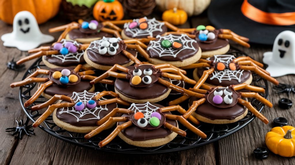 Halloween Spider Cookies