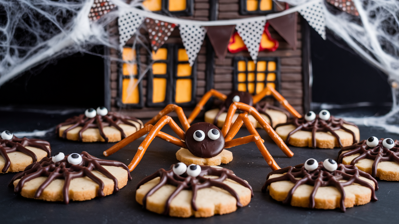 Halloween Spider Cookies