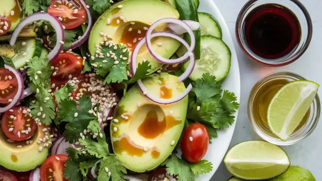 Indulge in a Refreshing Asian Avocado Salad Recipe