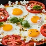 Tomato and Feta Baked Eggs