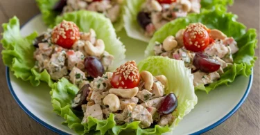 Delicious Chicken Salad Lettuce Wraps Recipe