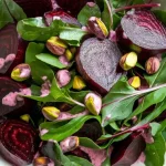 Roasted Beet Salad with Pistachios: A Flavorful Delight