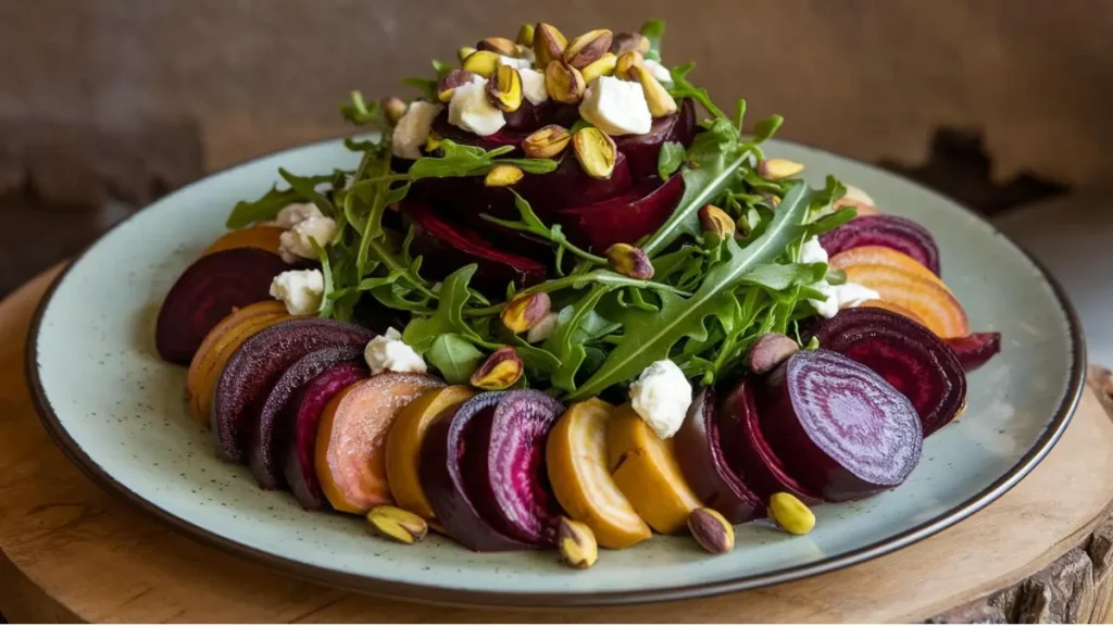 Roasted Beet Salad with Pistachios: A Flavorful Delight