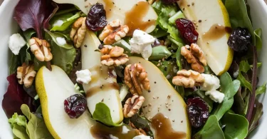 Fall in Love with This Vibrant Autumn Pear Salad Recipe