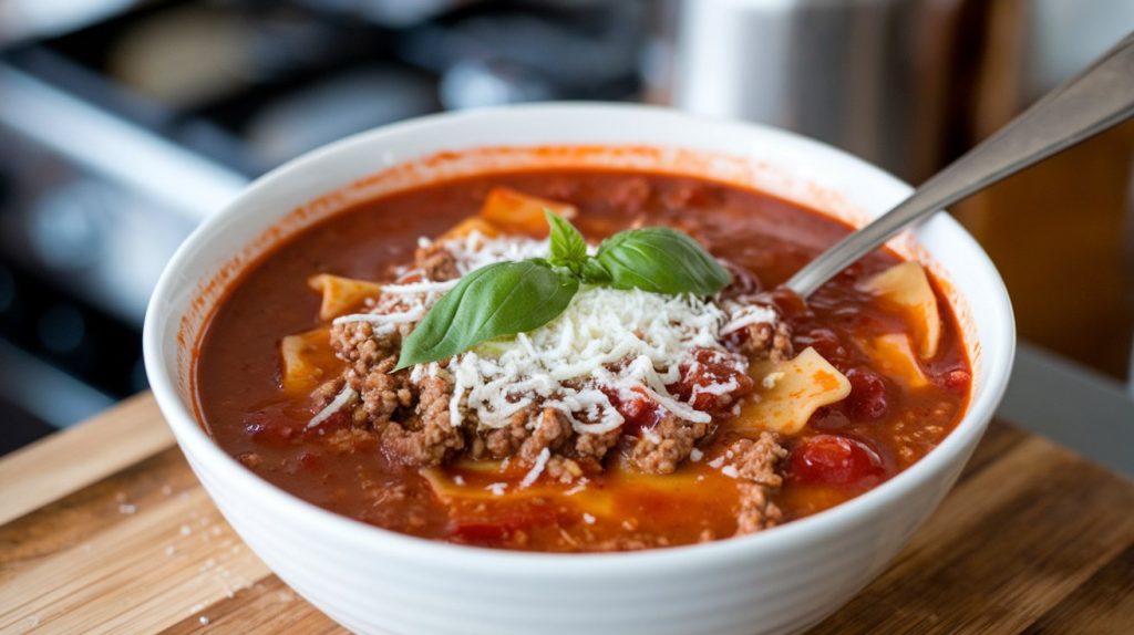Easy Lasagna Soup Recipe