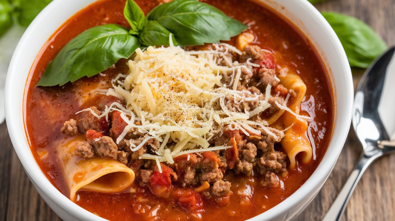 Easy Lasagna Soup Recipe