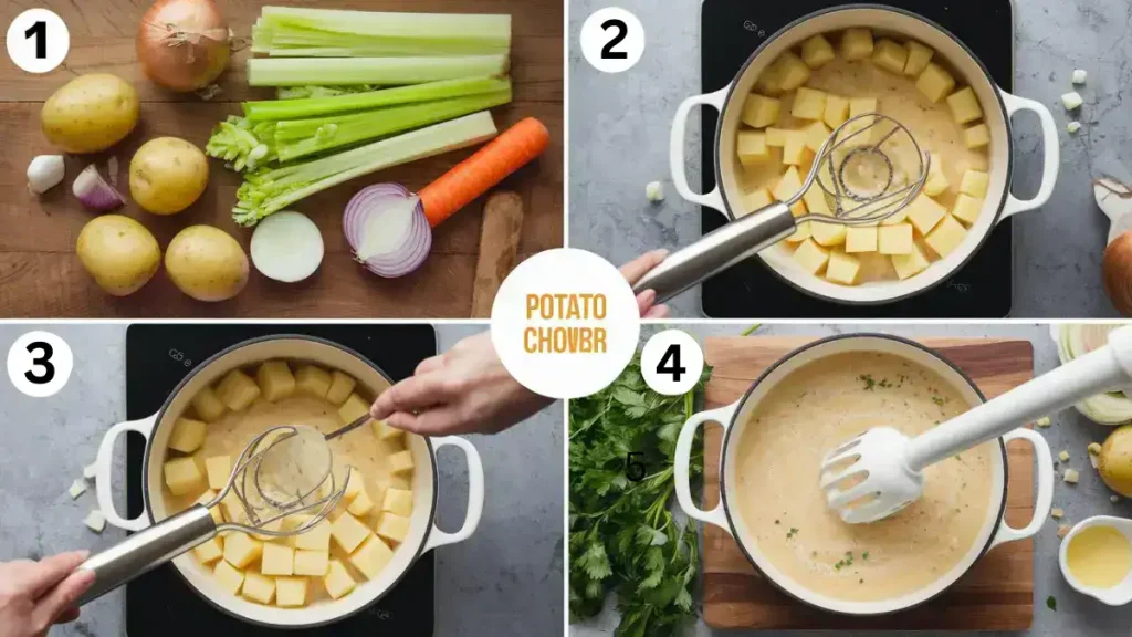 Creamy and Hearty Potato Chowder: A Simple Recipe