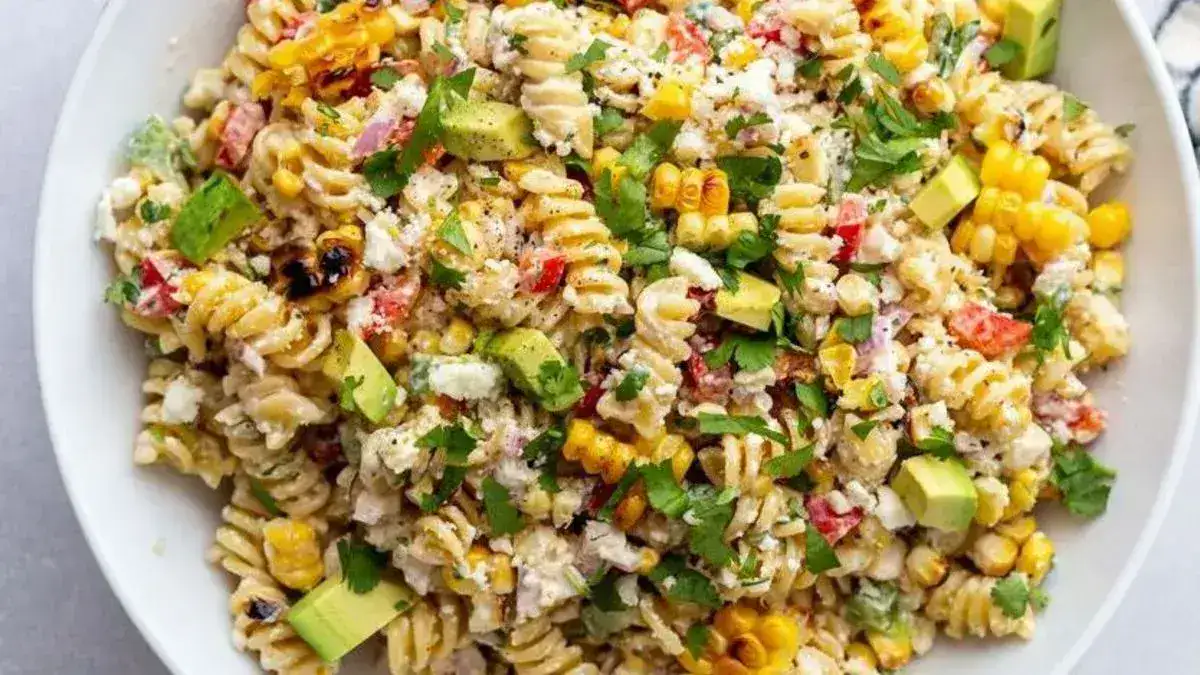 Mexican Street Corn Pasta Salad Recipe