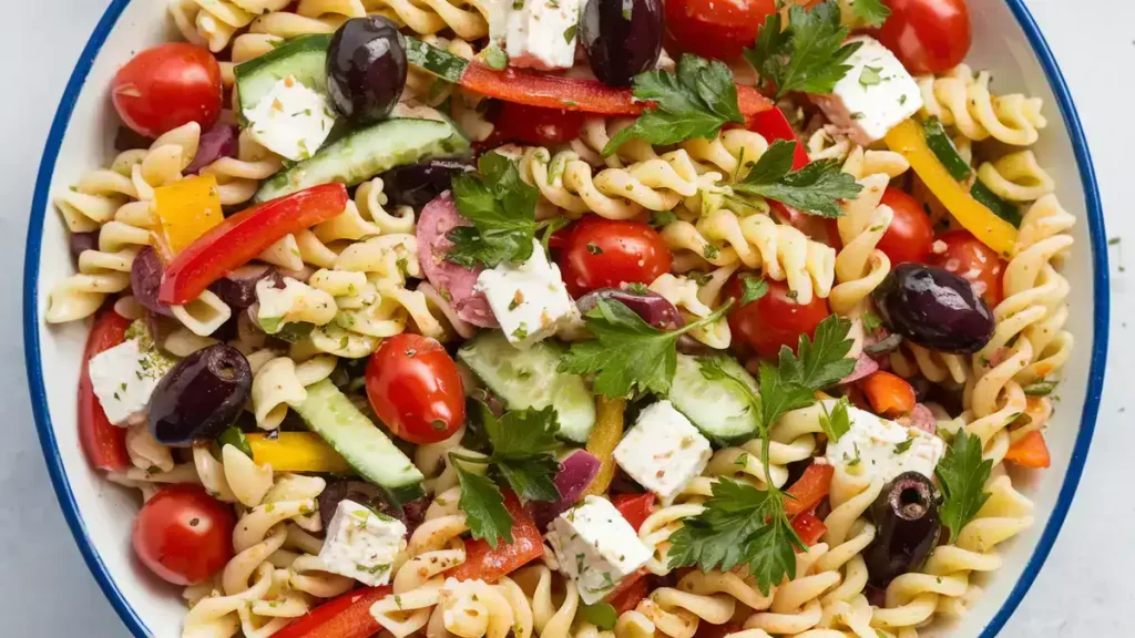 Delight in Flavor: The Ultimate Greek Pasta Salad Recipe