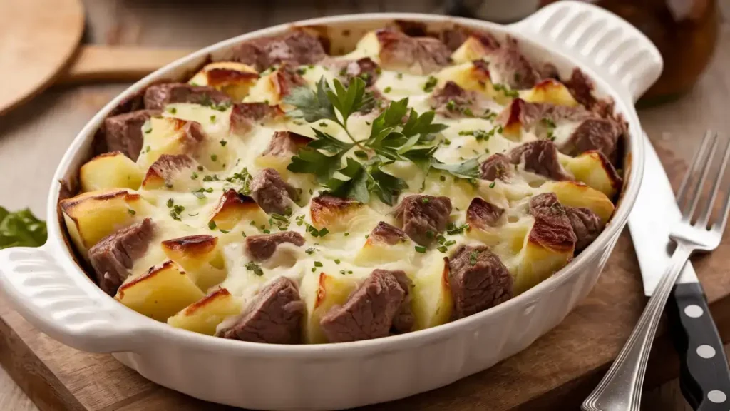 Savory Beef and Potato Casserole