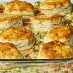  Chicken Biscuit Casserole Delight