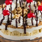 No-Bake Banana Split Cake: The Ultimate Dessert Delight!