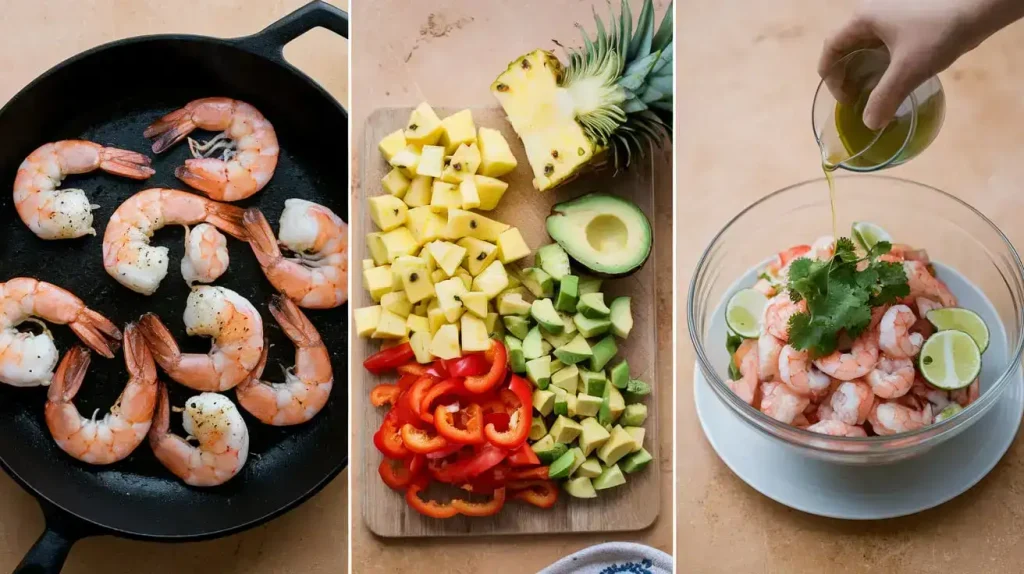 Easy Shrimp and Pineapple Avocado Salad: A Tropical Delight