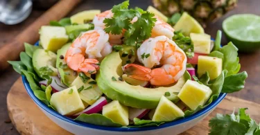 Easy Shrimp and Pineapple Avocado Salad: A Tropical Delight