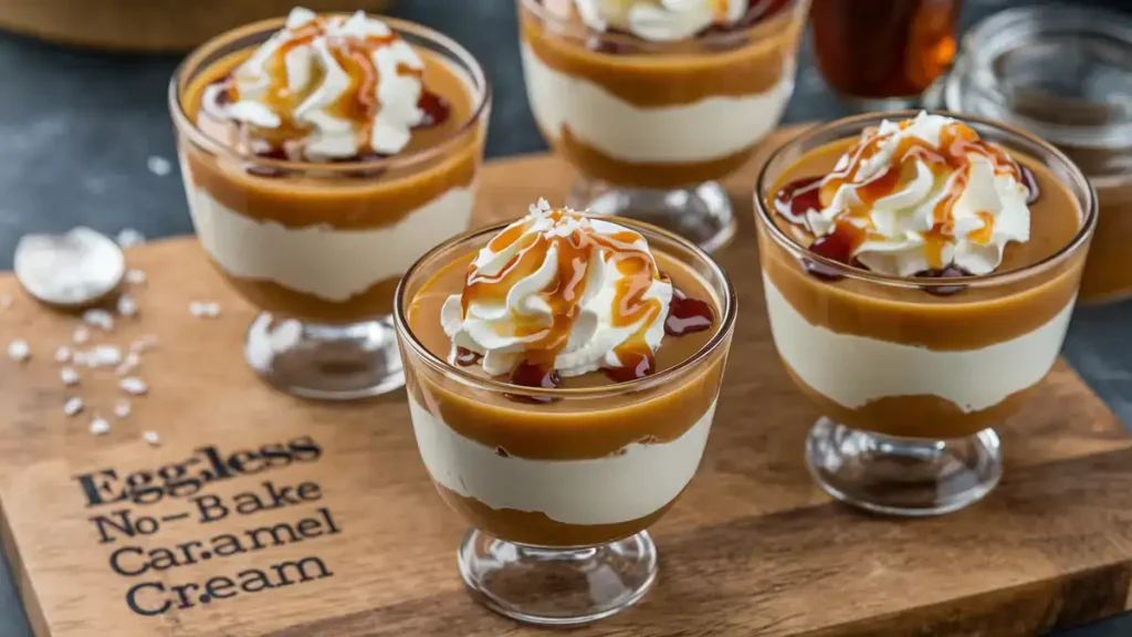 Best and easy Caramel: Eggless No-Bake Caramel Cream Recipe