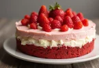 Red Velvet Strawberry Cheesecake