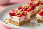 Strawberry Crunch Cheesecake Bites