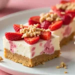 Strawberry Crunch Cheesecake Bites
