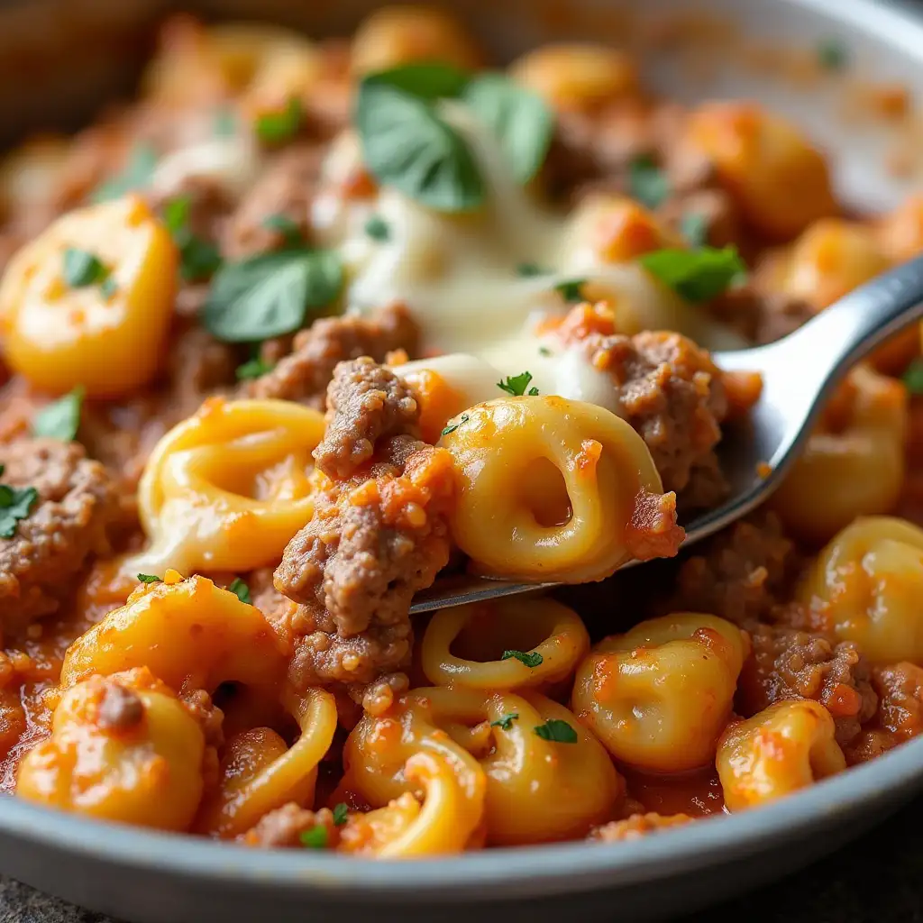 Philly Cheesesteak Tortellini Pasta
