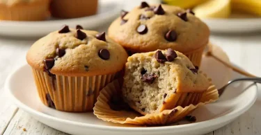 Chocolate Chip Banana Muffins Recipe