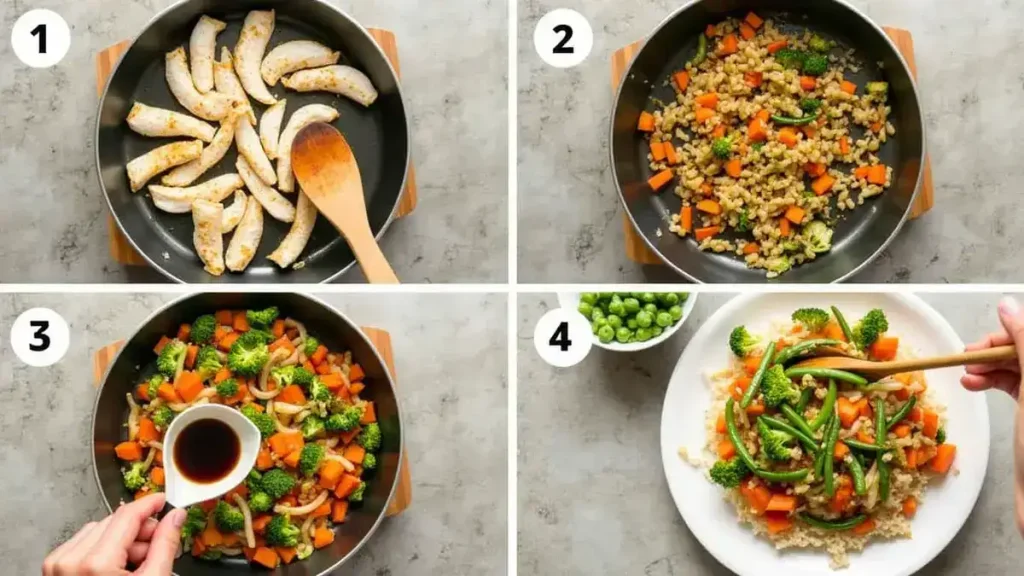 Stir-Fried Vegetables with Chicken