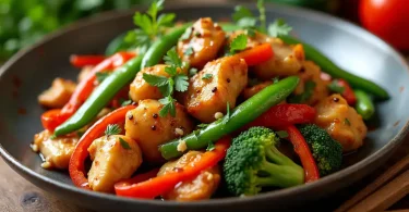 Delicious Stir-Fried Vegetables with Chicken: A Quick and Healthy Meal