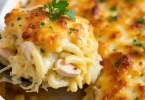 Garlic Parmesan Chicken Pasta Bake Recipe