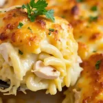 Garlic Parmesan Chicken Pasta Bake Recipe