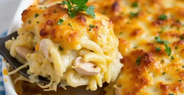 Garlic Parmesan Chicken Pasta Bake Recipe