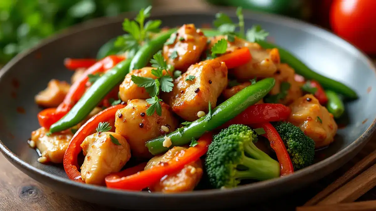 Delicious Stir-Fried Vegetables with Chicken: A Quick and Healthy Meal
