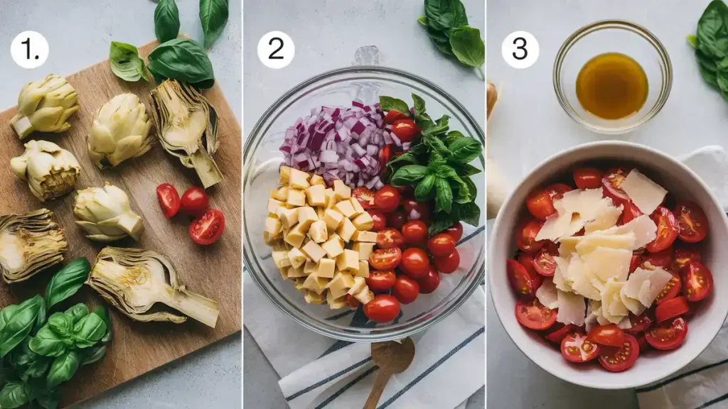 The Amazing Tuscan Artichoke Tomato Salad