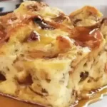 Homemade Bread and Raisin Pudding