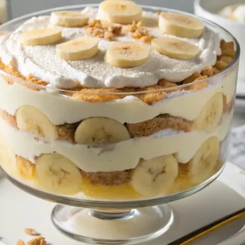 Banana Vanilla Pudding Trifle Recipe