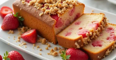 Strawberry Crunch Pound Cake Recipe