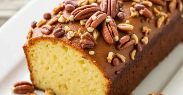 Old School Butter Pecan Pound Cake