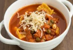 Simple Slow Cooker Lasagna Soup Recipe
