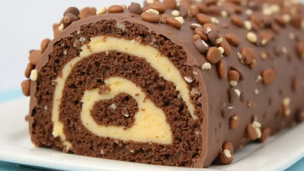 Reese’s Peanut Butter Cup Roll Cake