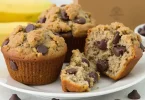 Banana Chocolate Chip Oat Muffins