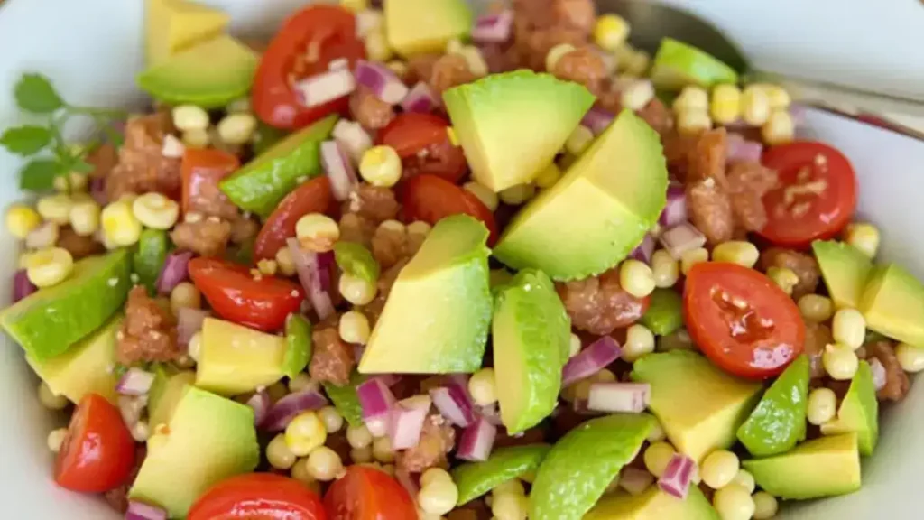 Vibrant Corn Tomato Avocado Salad