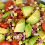 Vibrant Corn Tomato Avocado Salad