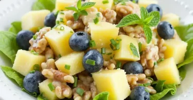 Pineapple and Walnut Salad