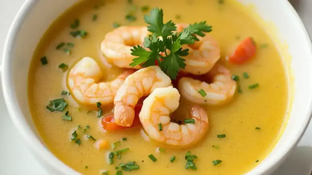 Lemon Shrimp Soup
