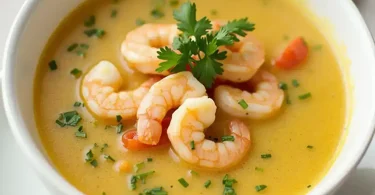 Lemon Shrimp Soup