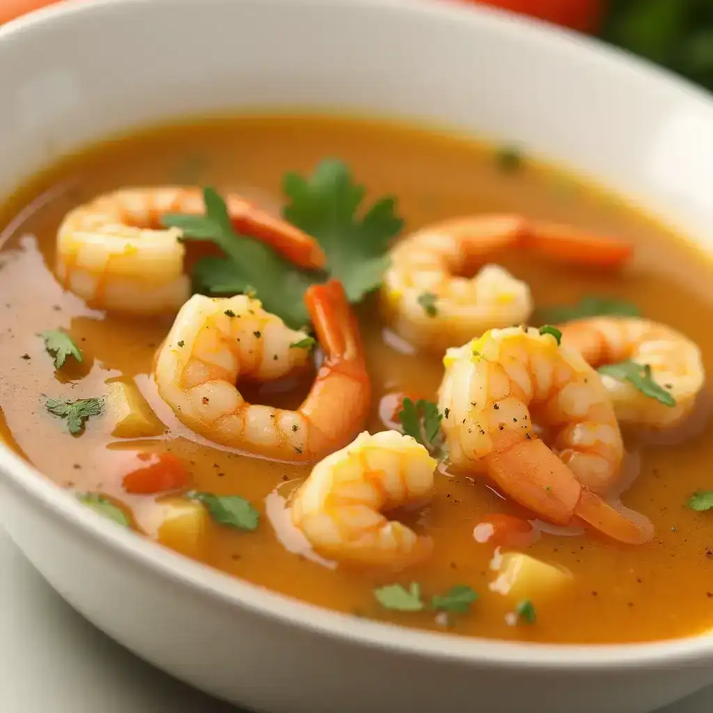Lemon Shrimp Soup You Need Now