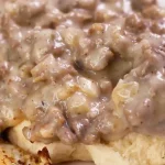 Sausage Gravy and Biscuit Pie