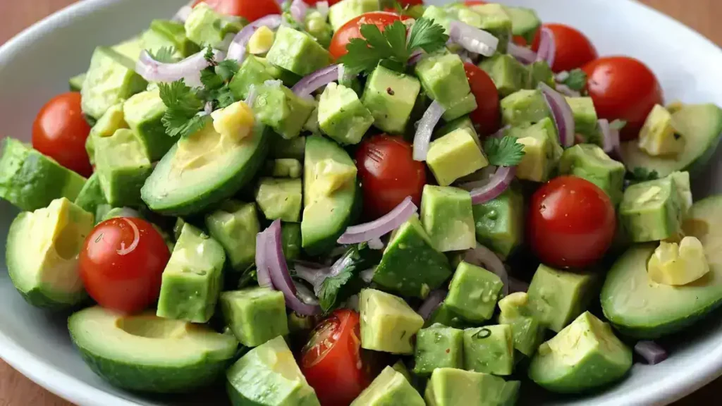 Fresh Cucumber Avocado Salad