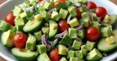 Fresh Cucumber Avocado Salad