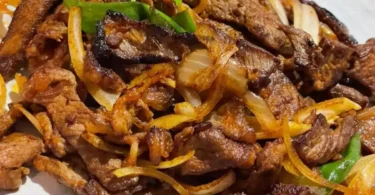 Beef Onion Stir Fry