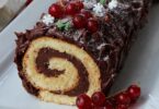 Charming Black Forest Cake Roll for Celebrations