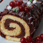 Charming Black Forest Cake Roll for Celebrations